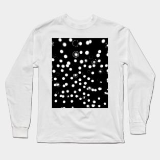 Monochrome Starry lights Long Sleeve T-Shirt